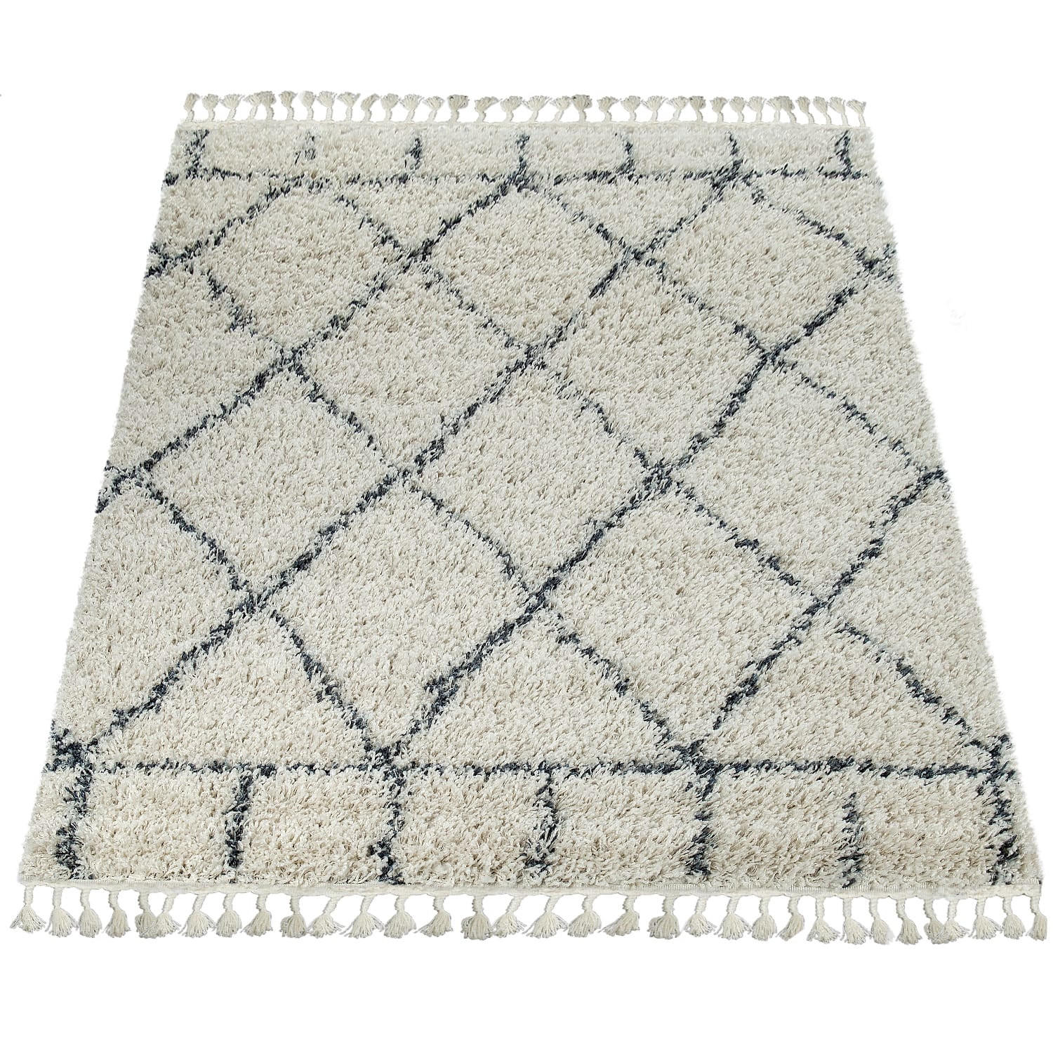 HOCHFLORTEPPICH 80/150 cm Nador 755 - Creme, Kunststoff (80/150cm) - Paco Home