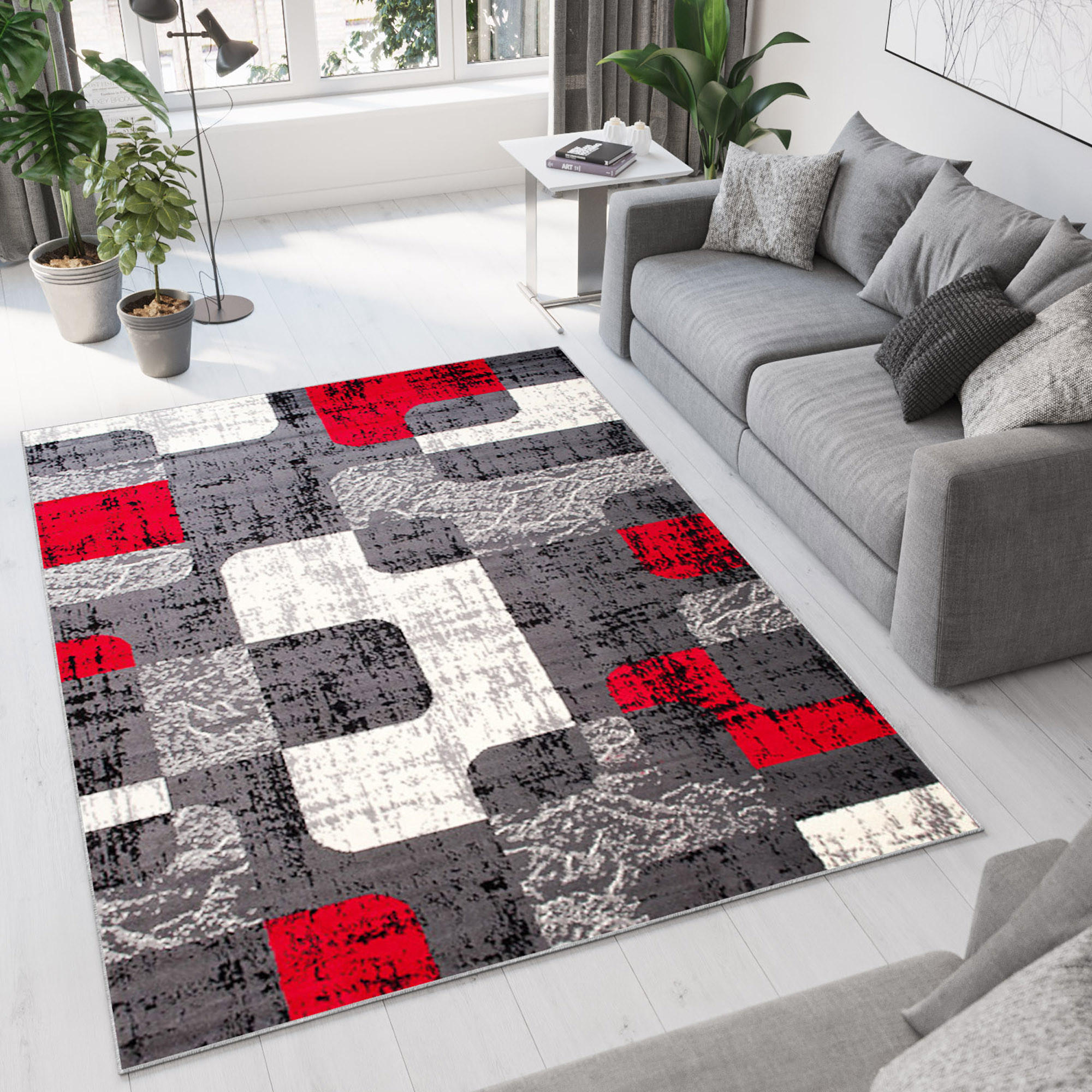 TEPPICH DREAM Rot 60/100 cm - Rot, Textil (60/100cm) - Tapiso
