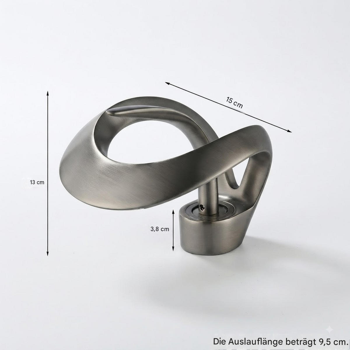 BADARMATUR, 15 x 13 cm, grau - Grau, Metall (25/15/20cm) - Vallsero