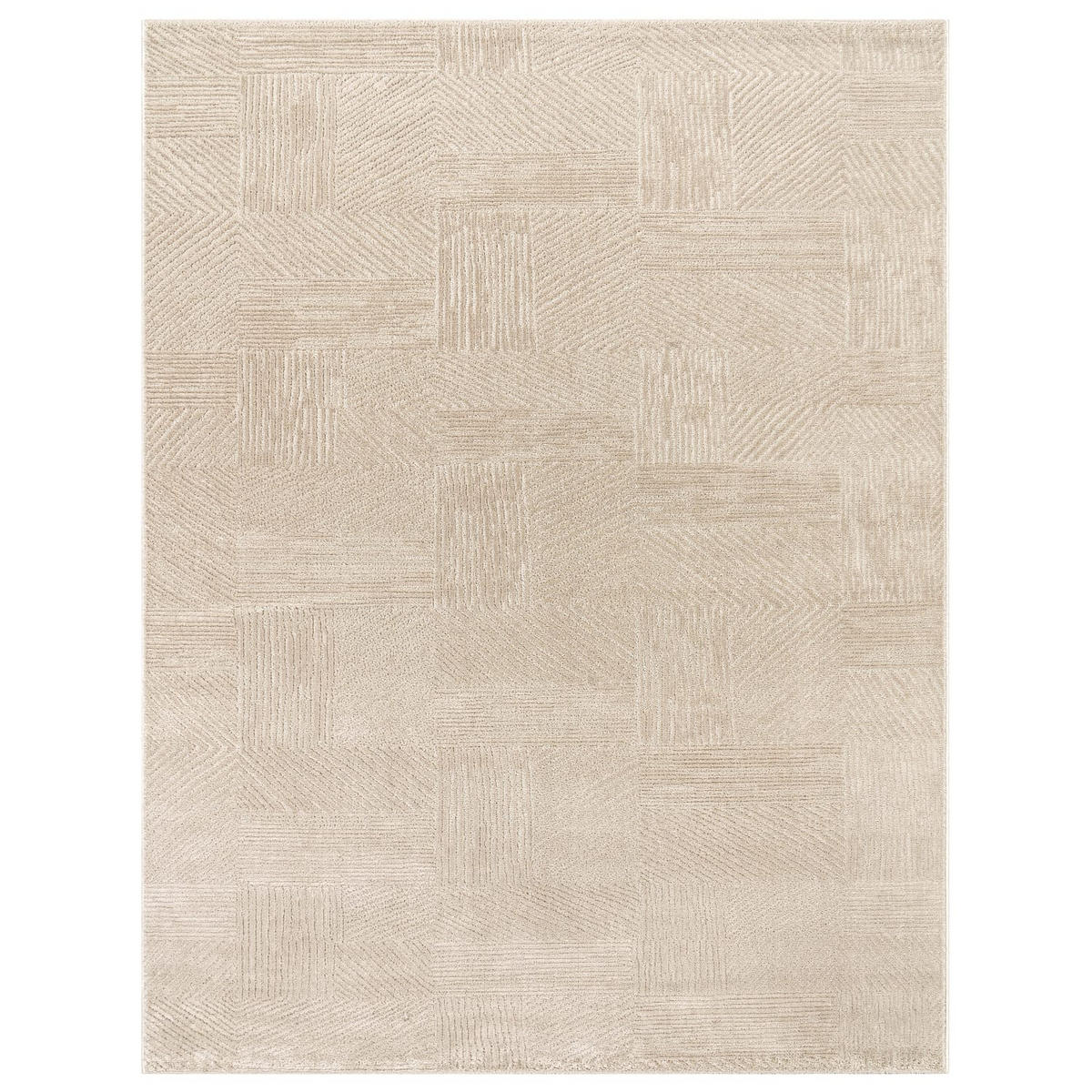 FLACHWEBETEPPICH Boho Beige 80 x 150 cm - Beige, Kunststoff (80/150cm) - TT Home