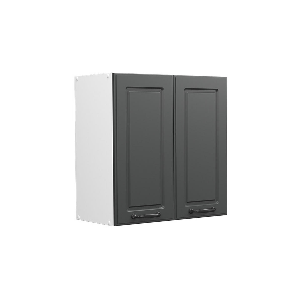 KUCHYŇSKÁ DVÍŘKA R-Line Antracitový venkovský dům 59.2 x 59 cm nábytková čela pro závěsnou skříňku - antracitová, kompozitní dřevo (59.2/59/1.6cm) - Vicco