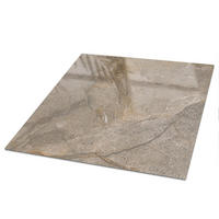 TISCHPLATTE 50x50 cm – Subtile Eleganz - Beige, Glas (50/50/0.4cm) - Wallfluent