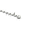 INNENLAUF-GARDINENSTANGEN-SET Sonius Luino 200 cm, 1-läufig, 20 mm Ø Weiß - Weiß, Metall (200cm) - INTERDECO