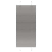 PLISSEE 65/150 cm Stoffbreite 64,4 cm aus Polyester Anthrazit - Anthrazit, Textil (65/150cm) - vidaXL