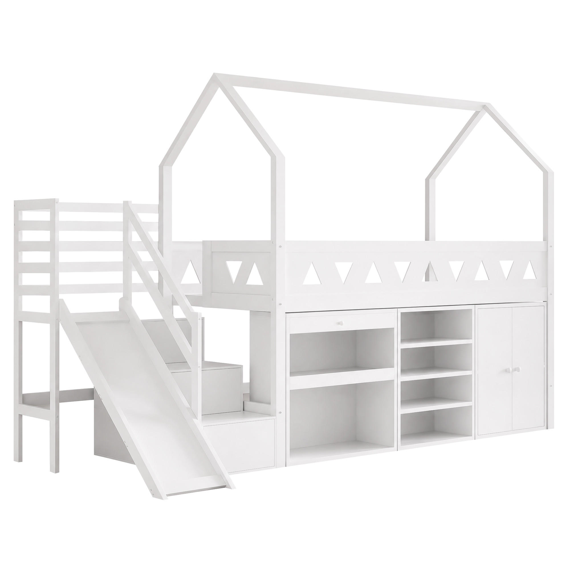 ComfortXL Spielbett Weiß 90x200 cm