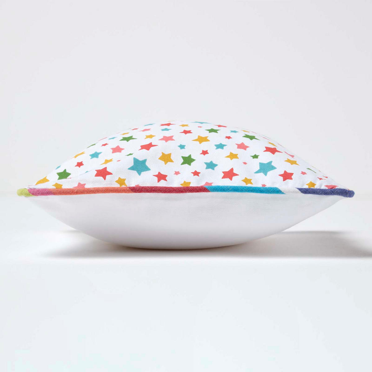 KISSENHÜLLE Bunte Sterne 30/30 cm, 100% Baumwolle - Multicolor, Textil (30/30cm) - Homescapes