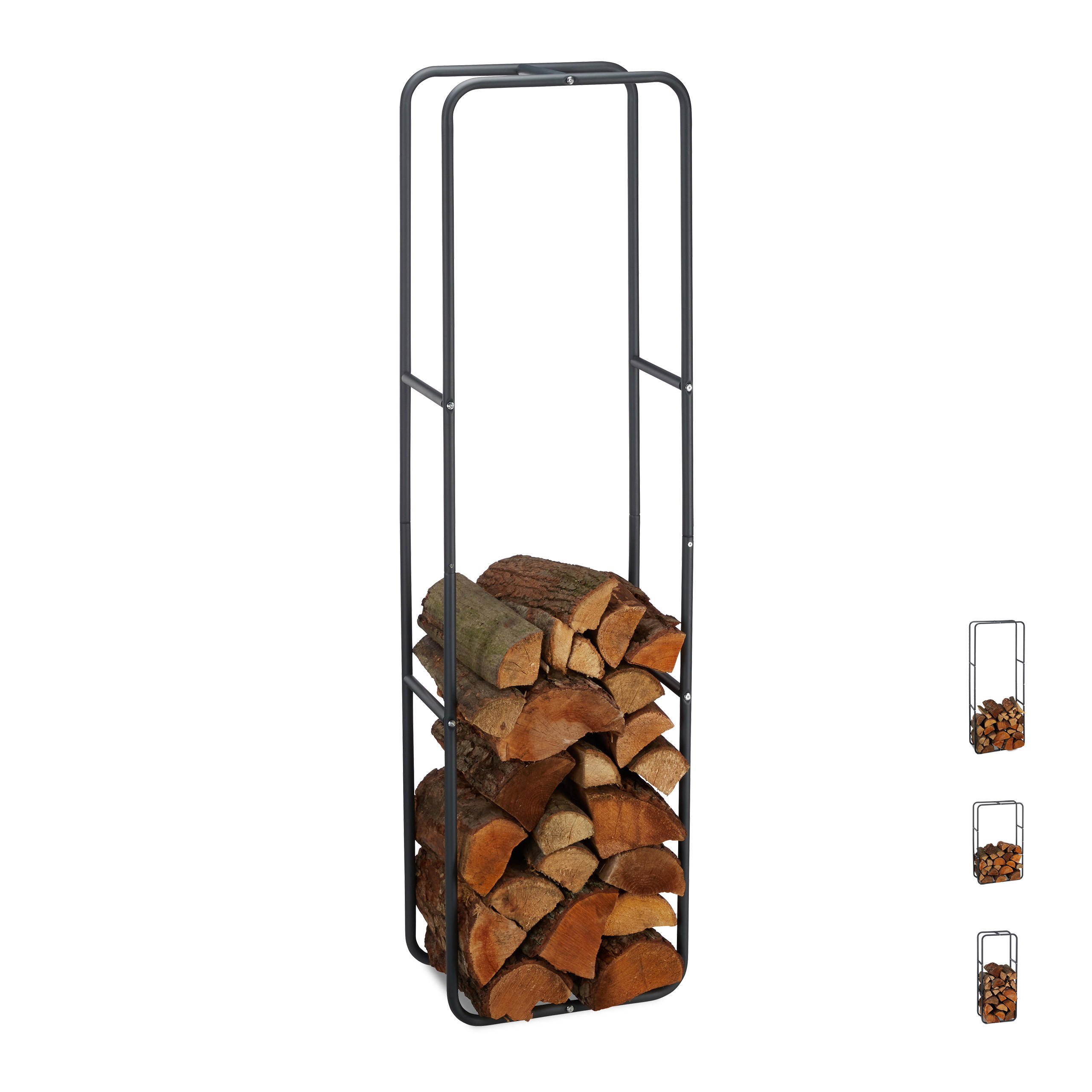 SUPORT Antracit oțel 150x40x25 cm