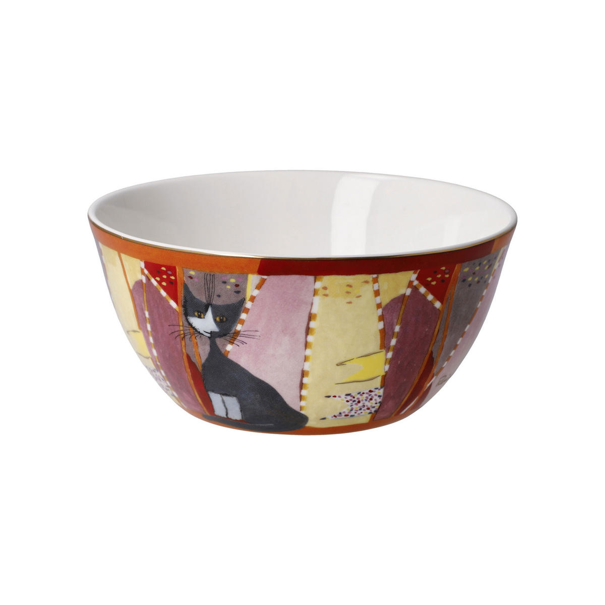 KÜNSTLERSCHALE Rosina Wachtmeister - Sottosopra, Fine Bone China, Bunt, 15 cm - Multicolor, Keramik (7cm) - Goebel