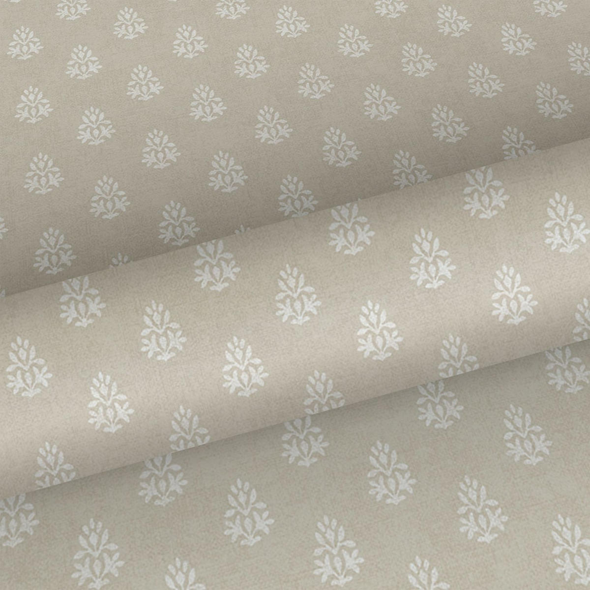 TAPETE kleine Ornamente 53 cm x 10 m - Beige, Papier (53/1000cm) - Sanders & Sanders