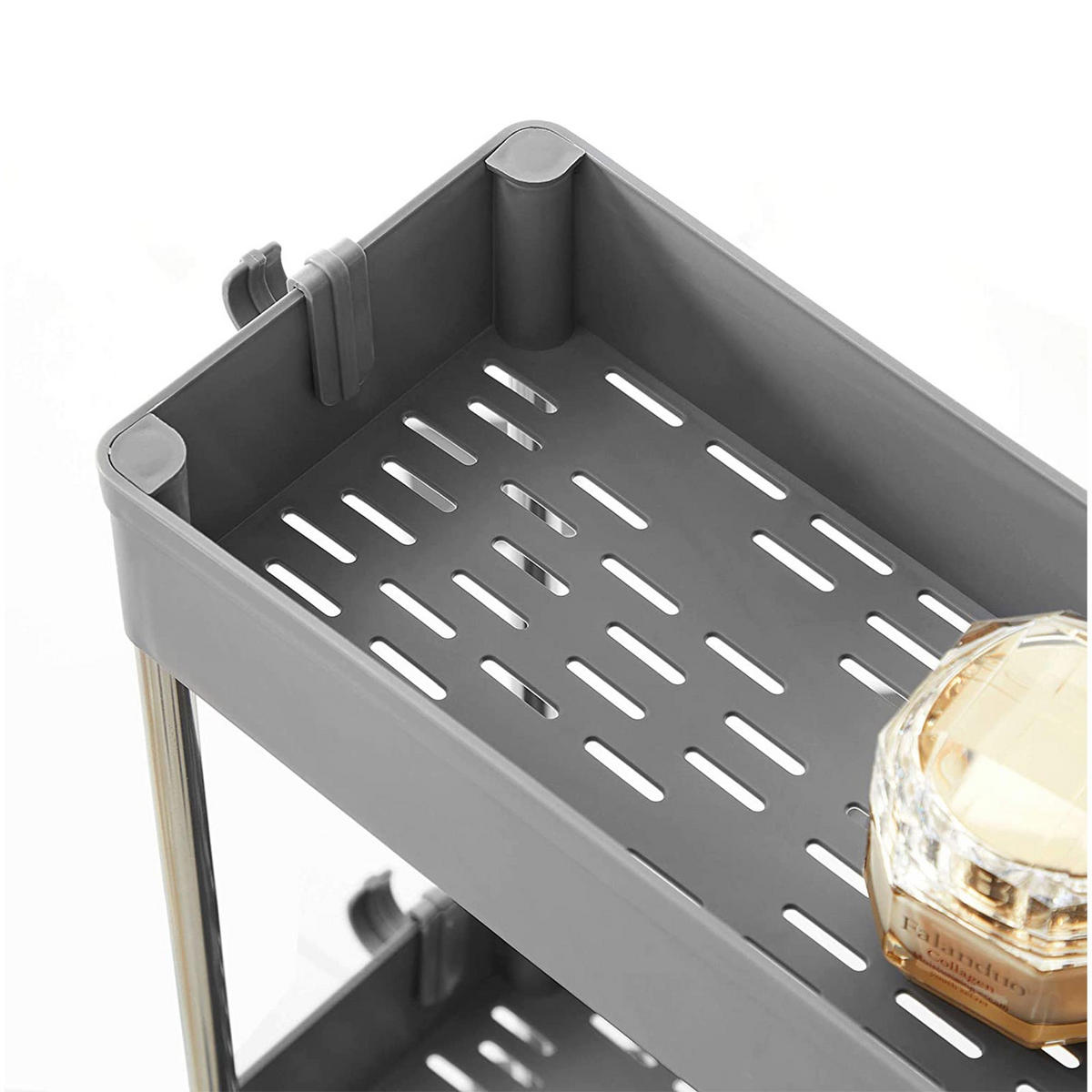 ROLLWAGEN - Grau, Kunststoff (13.5/60/40cm) - Hansiro