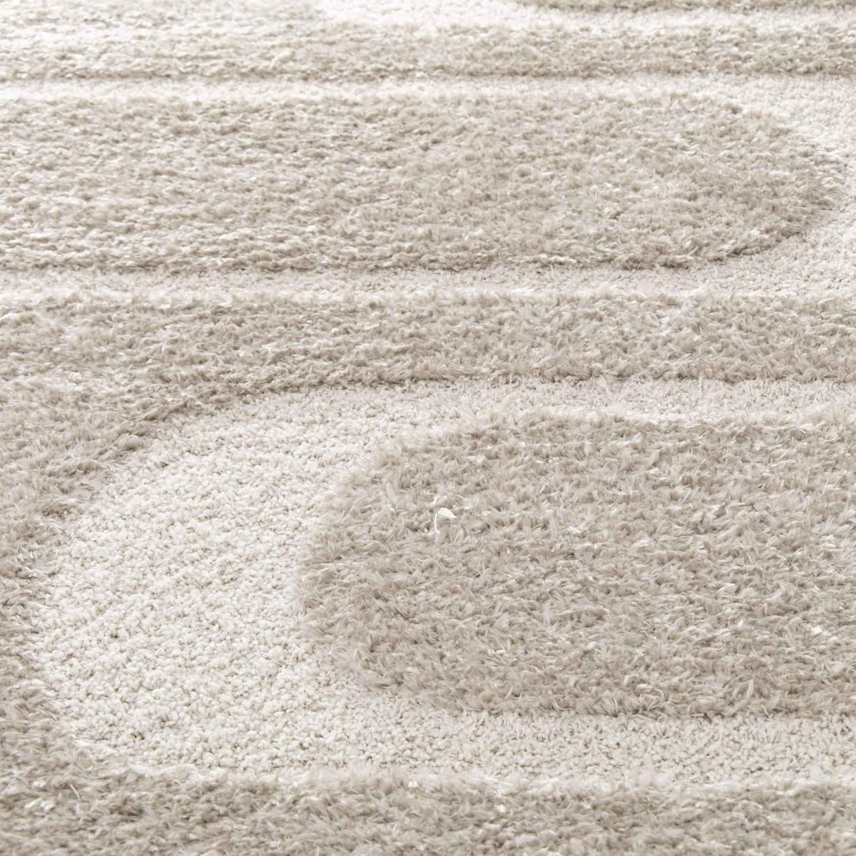 TEPPICH, Taupe - Taupe, Textil (160/230cm) - Oviala