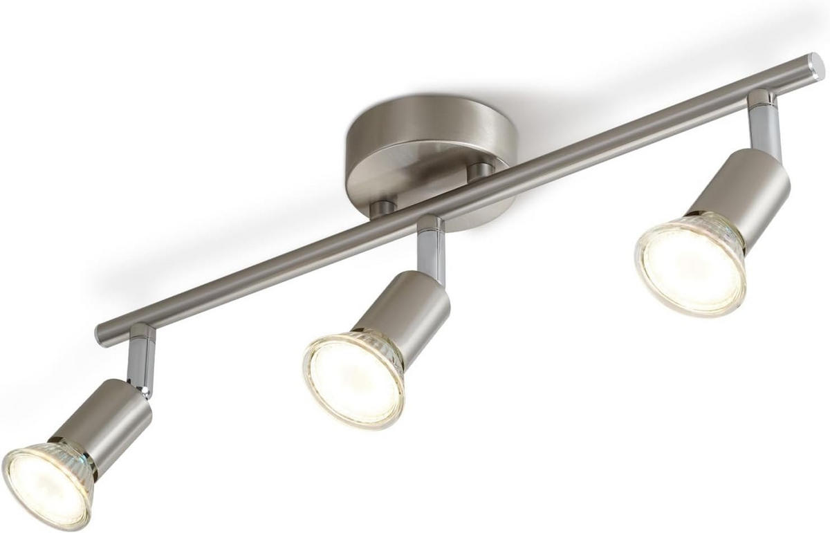 DECKENSTRAHLER Glühfeld 8/13/40 cm - Alufarben, Metall (40/8/13cm) - ZMH