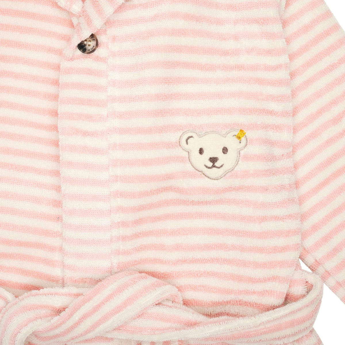 BADEMANTEL Unisex Rosa Baumwolle - Multicolor, Textil (128null) - Steiff