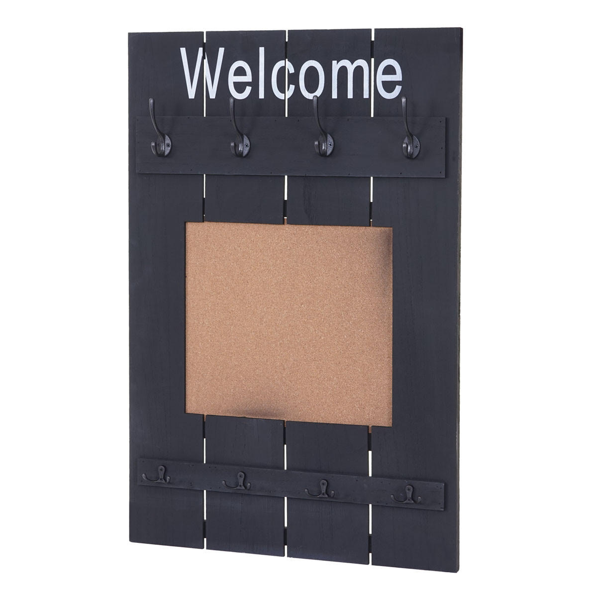 WANDGARDEROBE MIT PINNWAND Grau - Grau, Holz (60/91/3cm) - MCW