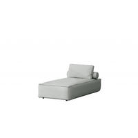 GARTENCHAISELONGUE Liegestuhl Für Den Garten MALIBU Hellgrau - Hellgrau, Holz (90/73/194cm) - Kaiser Möbel