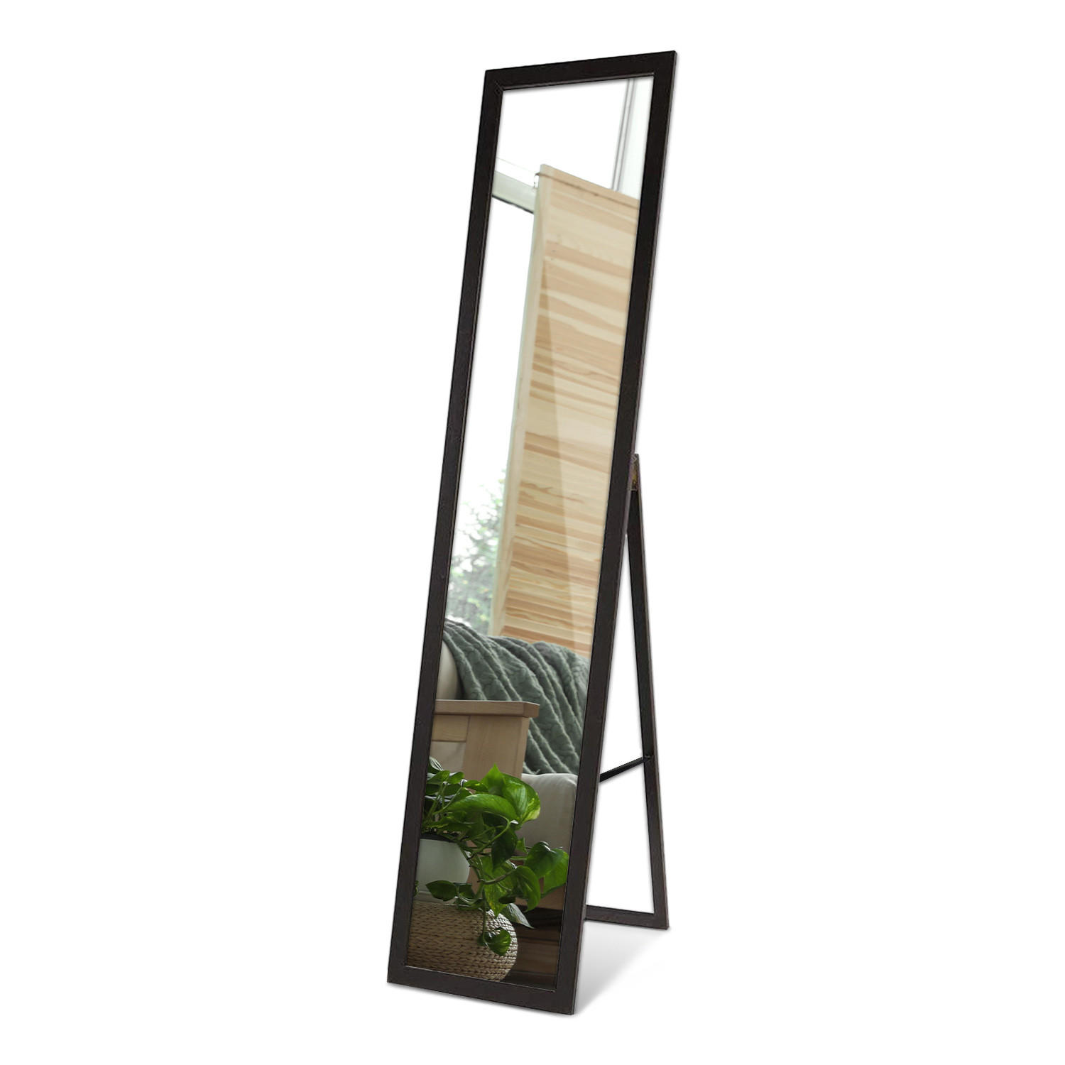 TULUP STOJACÍ ZRCADLO v rámu 156x36 cm