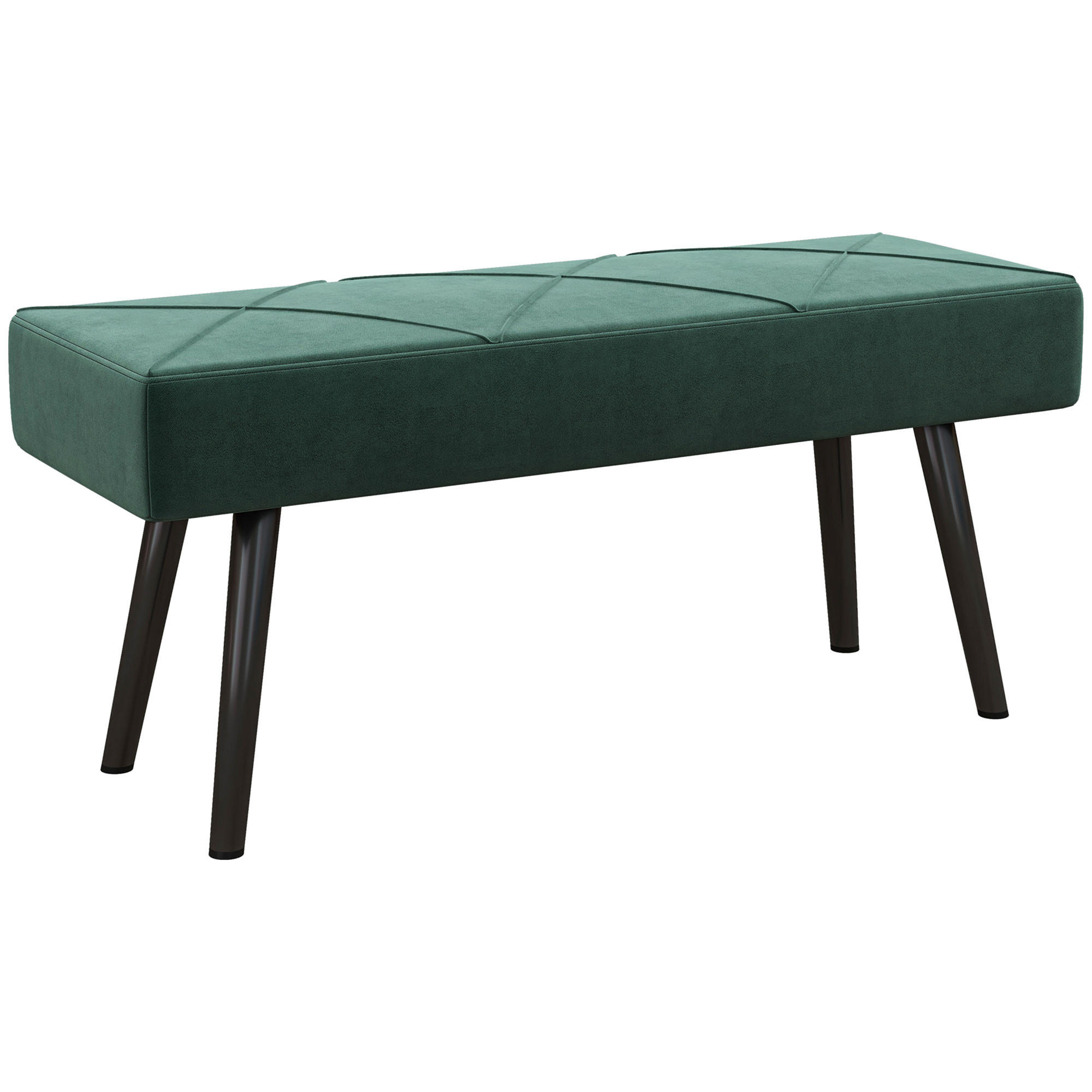SITZBÄNKE Grün 1 Stück - Grün, Naturmaterialien (100/45/36cm) - GiPP