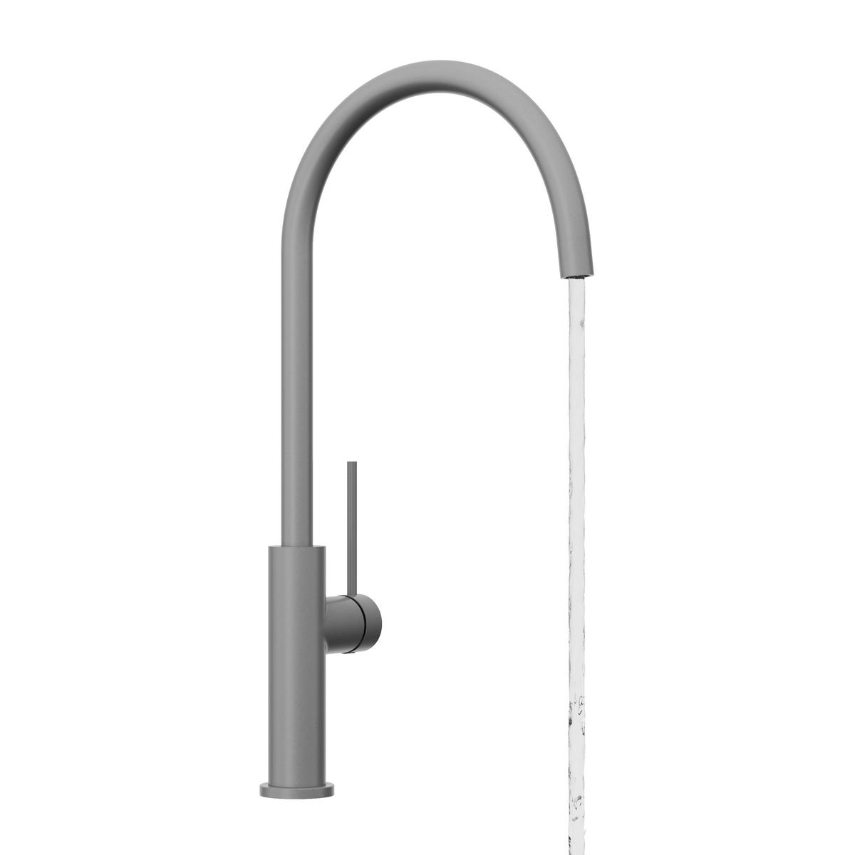 KÜCHENARMATUR Prestige SLIM Grau - Grau, Metall (23/42/23cm) - Granitan