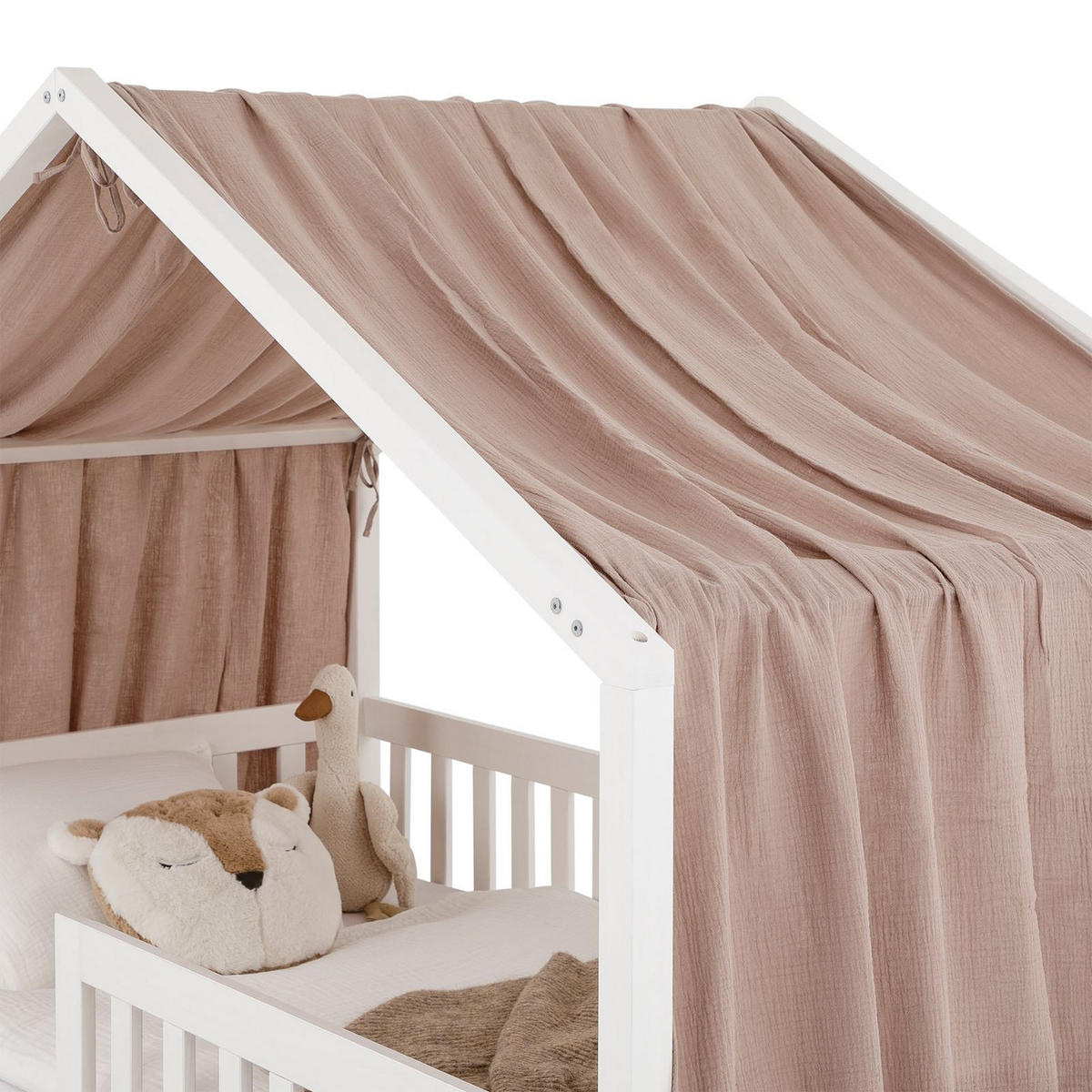 HAUSBETT- HIMMEL LIAN - Taupe, Textil - IDIMEX