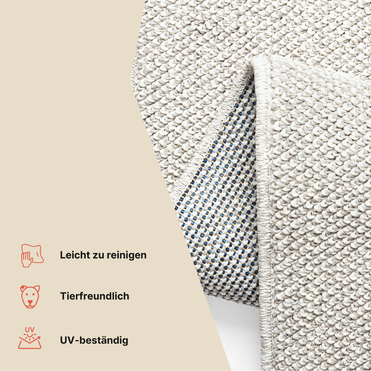TEPPICH CALMA silber modern 140/200 cm - Silberfarben, Textil (140/200cm) - Tapiso