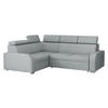 ECKSOFA Oslo 2rR1 80 - Silberfarben/Grau, Holz/Kunststoff (250/200cm) - MIRJAN24