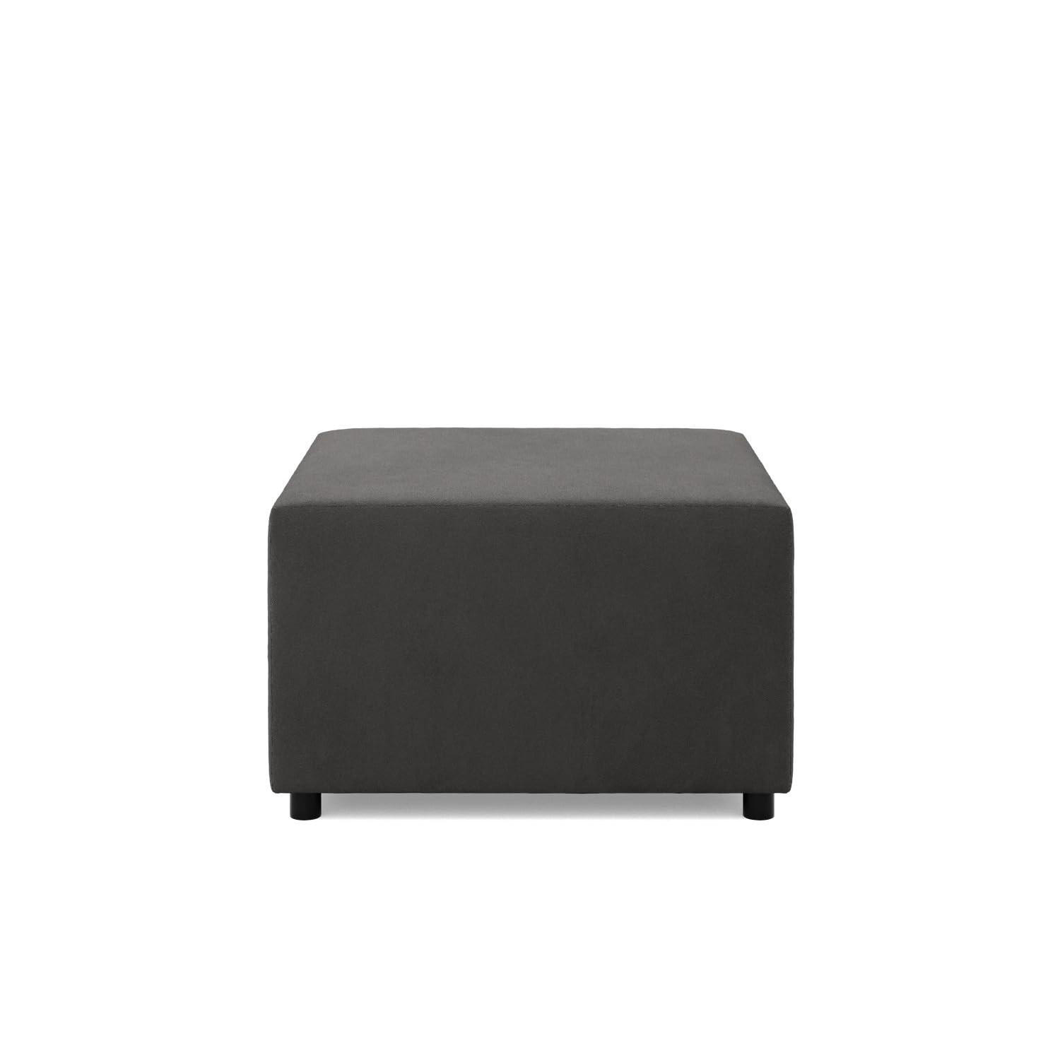 SITZPOUF 70 X 70 NEO, Grau - Grau, Textil (71/40/71cm)
