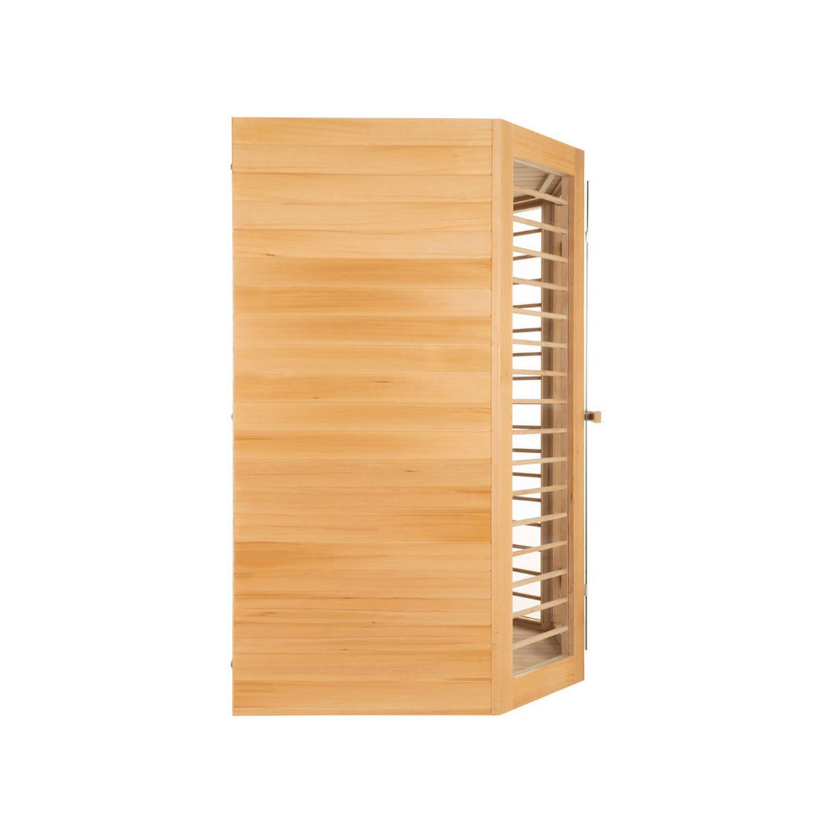INFRAROTKABINE REDSUN DELUXE XL - Braun, Holz (155/190/120cm) - Home Deluxe