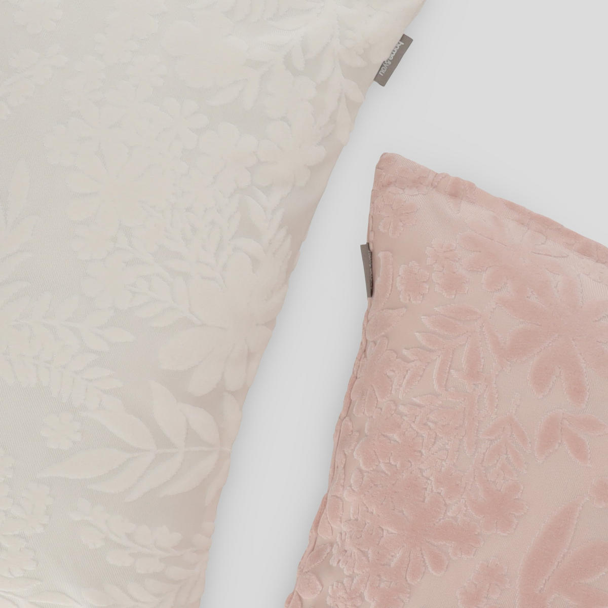 JACQUARD-KISSENBEZUG Modo - Weiß, Textil (45/45cm) - home&you