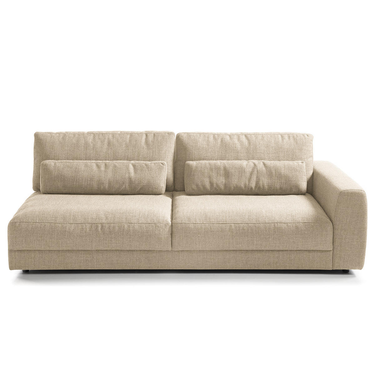 3-SITZER MODULSOFA - Beige, Textil (228/80/117cm) - home24