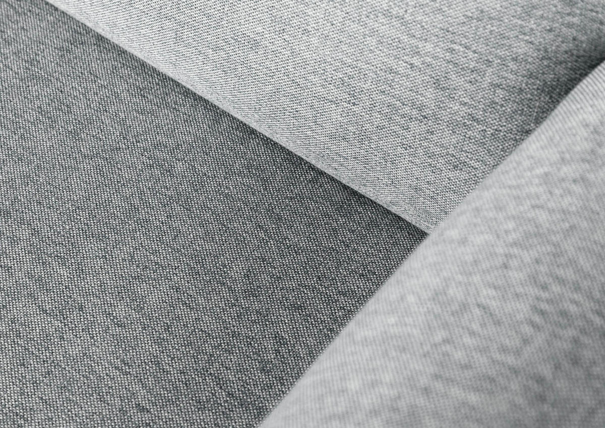 KÜCHENSOFA Webstoff 188x78x97 grau EDINBURGH - Grau, Kunststoff (188/97/78cm) - Massivmoebel24