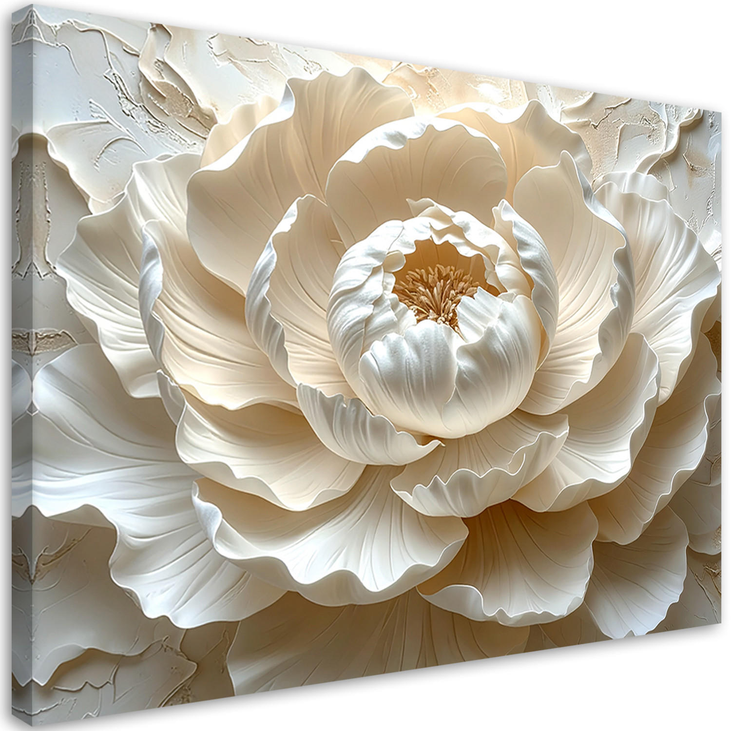 Feeby Leinwandbilder, Weiß 30x20 cm