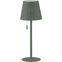 LED-AUSSEN-TISCHLEUCHTE - wetterfest in Grün-Grau mit dimmbarem Akku und Solar-Ladung, 2er-Set - Grün, Metall (24.5/50/24.5cm) - Northpoint