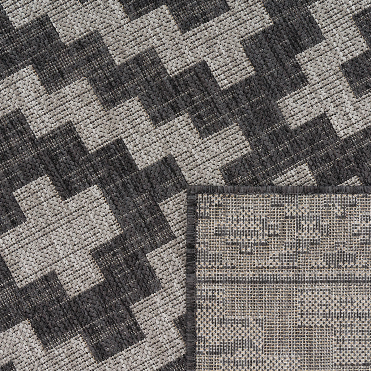 OUTDOORTEPPICH 60/100 cm Modena 222 - Anthrazit, Textil (60/100cm) - Paco Home