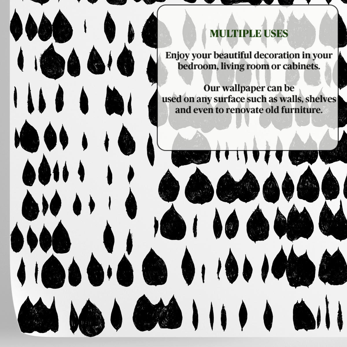 TAPETE Modern aus echtem Papier, 200x280cm, 8 Bögen - Weiß, Papier (200/280cm) - WALLPAPERS4BEGINNERS