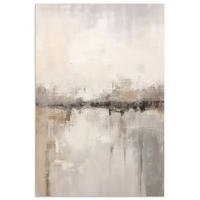 POSTER Moderne Kunst - Abstrakt - Beige 80x120 cm - Beige, Papier (80/120/0.1cm) - MuchoWow