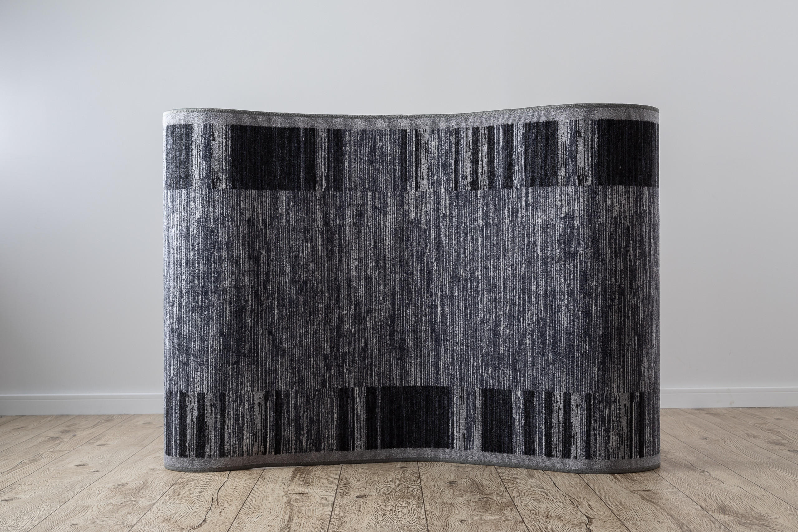 Thumbnail - rugsX Läufer, Grau, Textil, Freiform, 110x650 cm, Teppiche & Böden, Teppiche, Teppichläufer