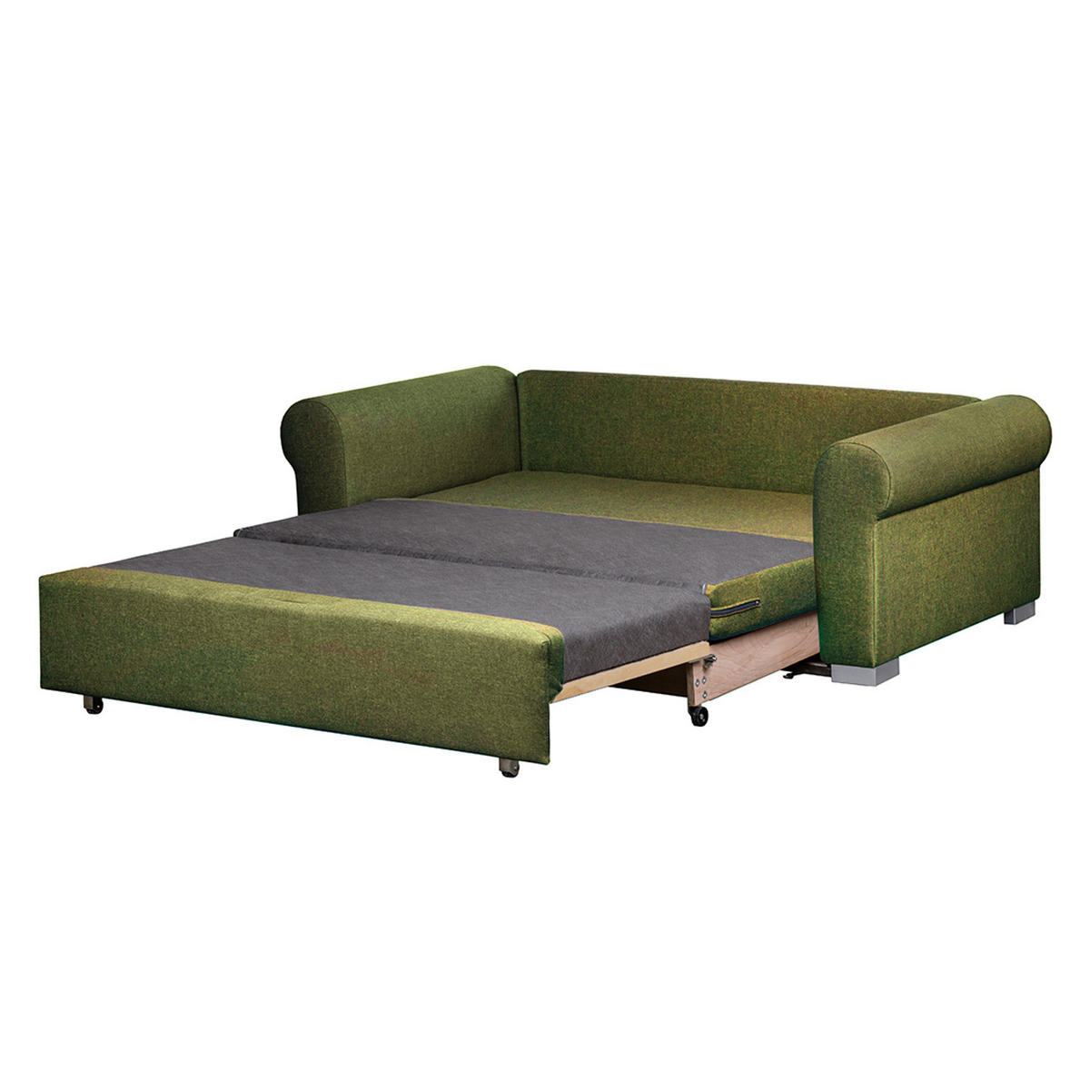 SCHLAFSOFA - Grün, Textil (184/90/90cm) - home24