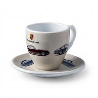 ESPRESSOTASSE 1963 Porzellan Set mit Untertasse - Creme/Weiß, Keramik (0.08L) - Porsche