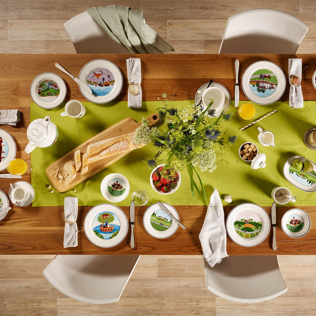 FRÜHSTÜCKSTELLER KOLLEKTION Design Naif bunt ø 21 cm 6er Set - Multicolor, Keramik (21cm) - Villeroy & Boch