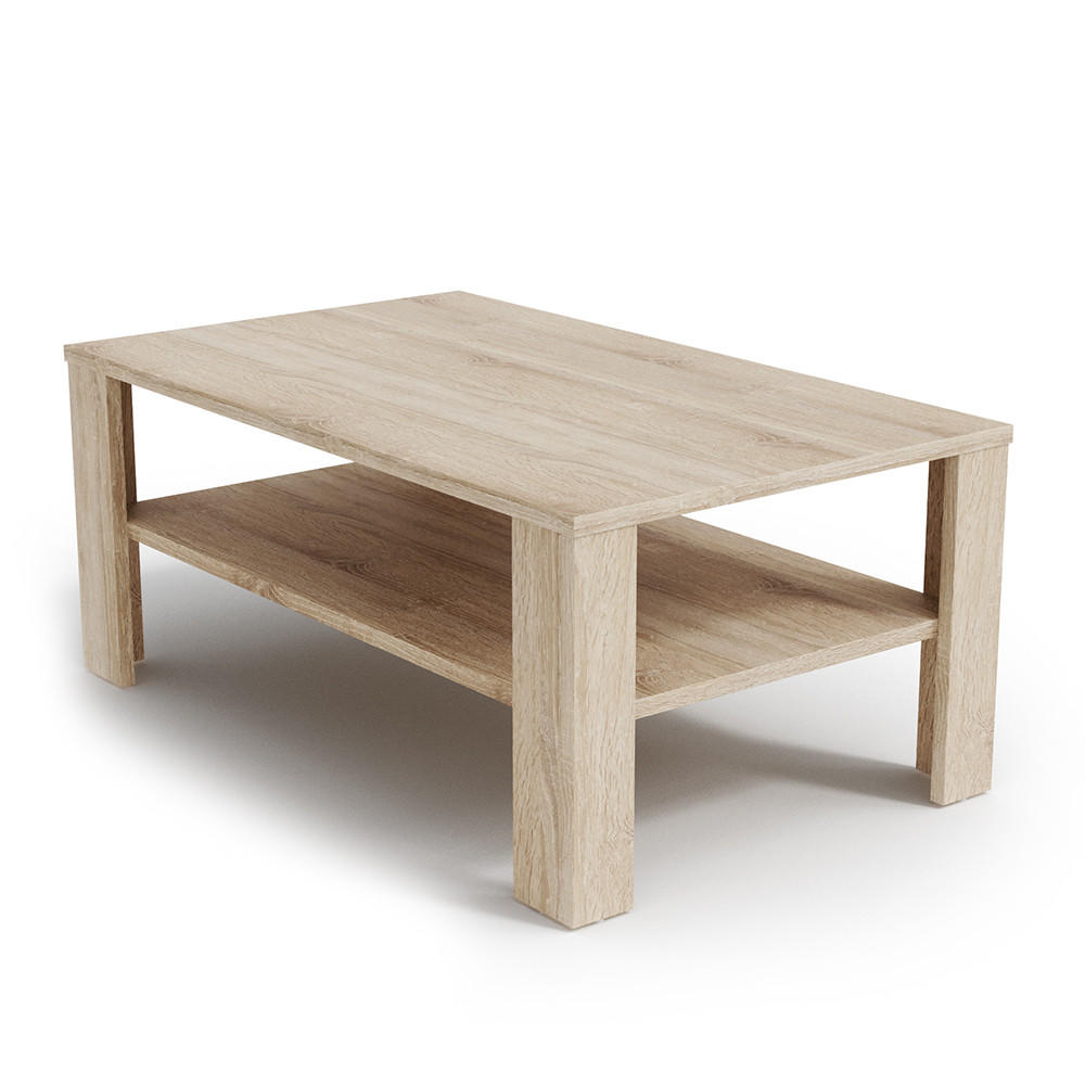 COUCHTISCH Sonoma 100 x 60 cm - Sonoma Eiche, Holzwerkstoff (60/100/42cm) - Vicco