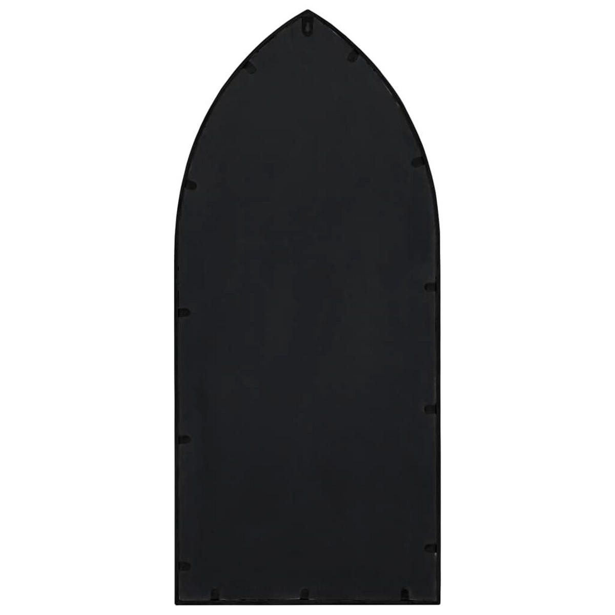 SPIEGEL Schwarz 70x30 cm Eisen für den Innenbereich - Schwarz, Metall (30/70/1cm) - furnicato
