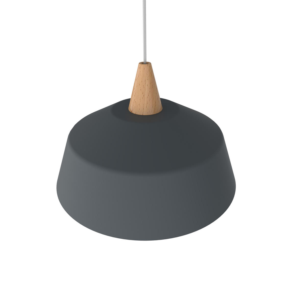 HÄNGELEUCHTE - Anthrazit, Metall (35/35/13cm) - Lumicom