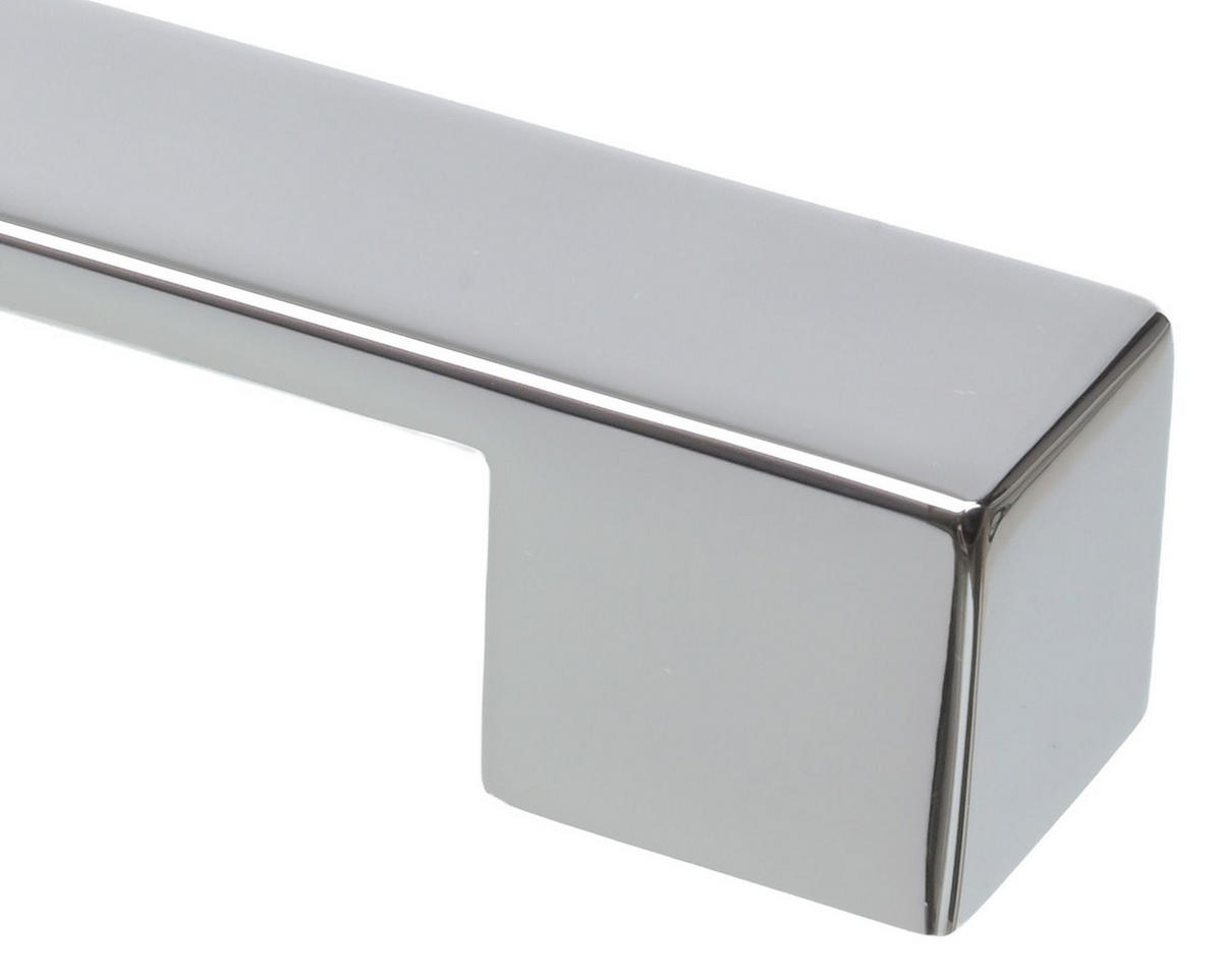 MÖBELGRIFF BA 160mm Küchengriff Chrom glänzend Badezimmer-Griff Badmöbelgriff - Chromfarben, Metall (2.3/2.4/19cm) - Livingpoint24