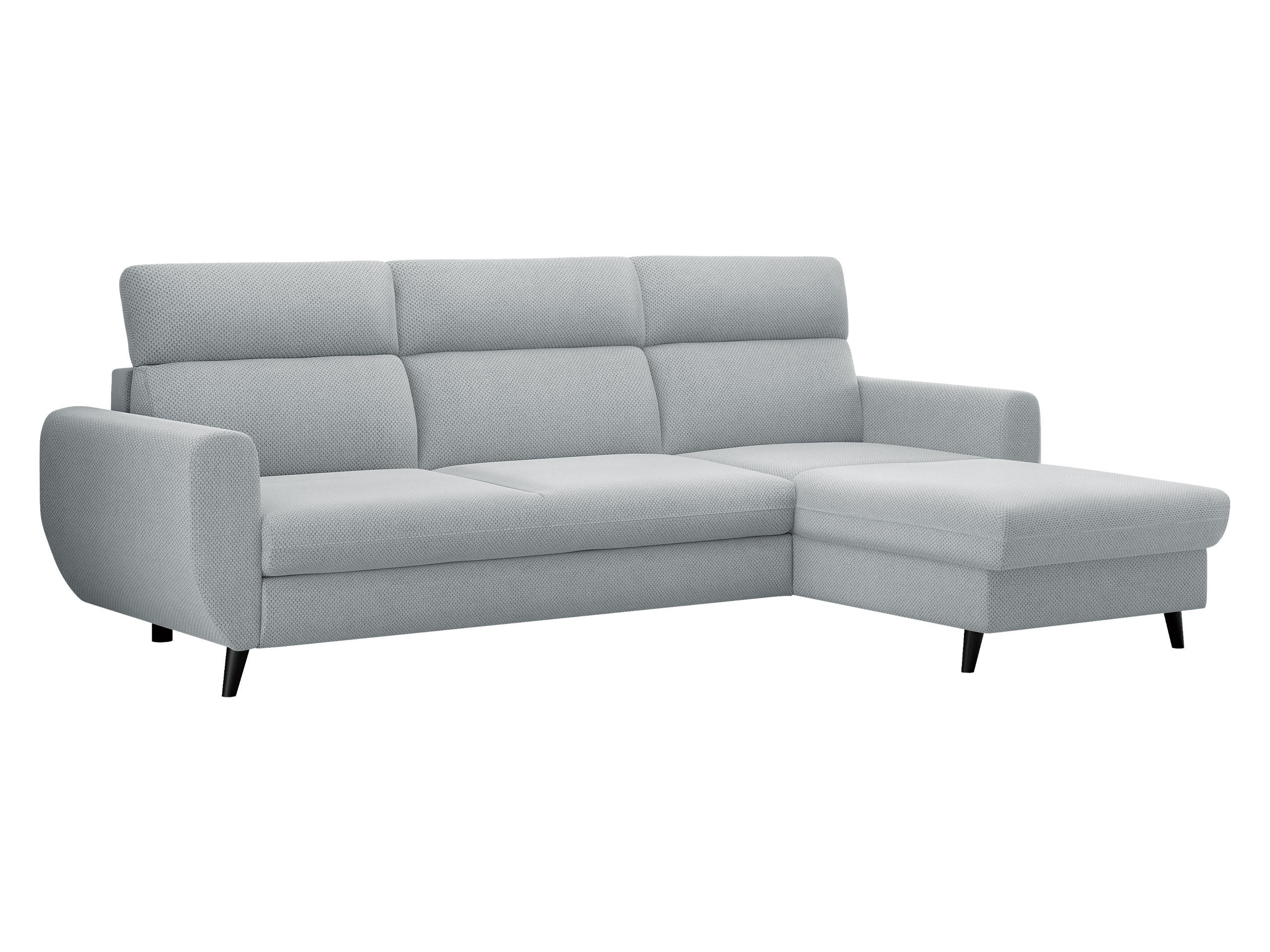 ECKSOFA Torro Mini, Seite: Rechts - Hellgrau, Holz/Textil (258/168cm) - MIRJAN24