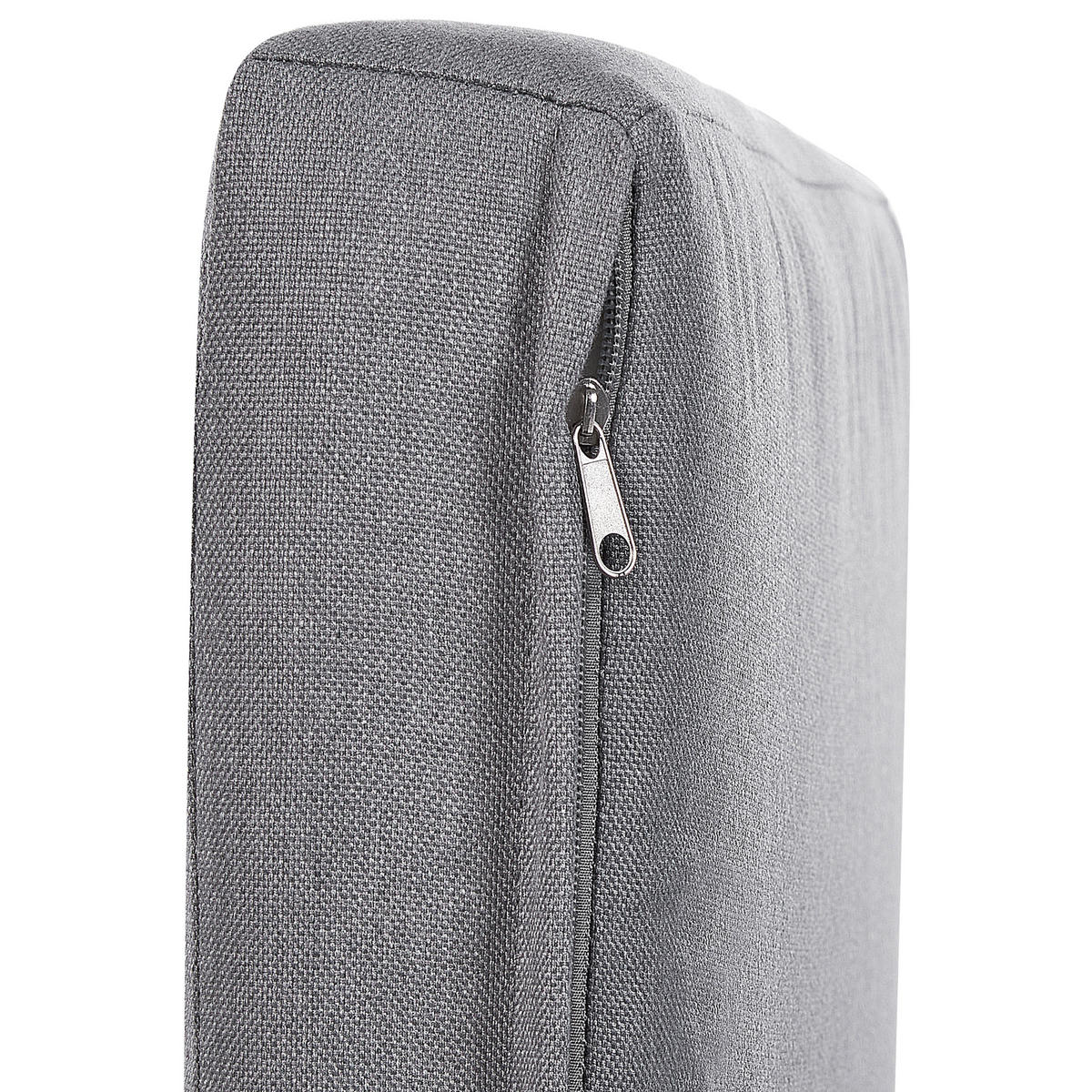 KUDDFODRALSET FÖR UTOMHUSBRUK mörkgrått Coccorino - Mörkgrå, Textil (130/65cm) - Beliani