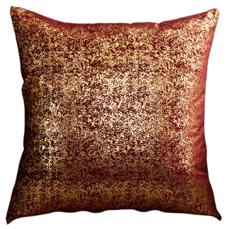 KISSENHÜLLE Velvety 45/45 cm，2er-Set - Rotbraun, Textil (45/45cm) - Kaket