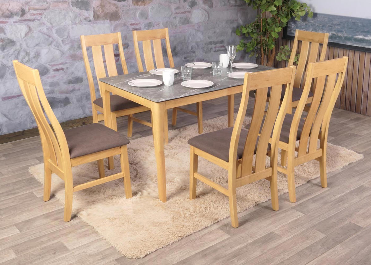 ESSZIMMERSTUHL Braun, Taupe 2er-Set - Taupe/Braun, Holz (46/100/45cm) - MCW