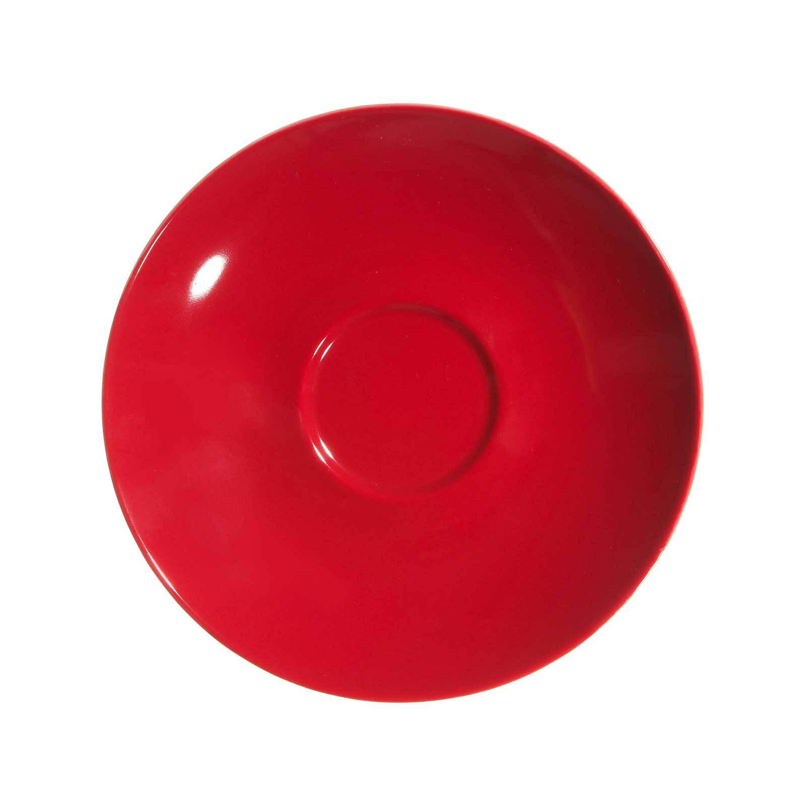 KAFFEEUNTERTASSEN Doppio Rot ø 16 cm 6er Set - Rot, Keramik (16cm) - Ritzenhoff Breker