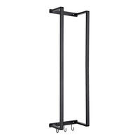 HANDTUCHREGAL 21/14.5/71 cm Wandmontage Haken Kohlenstoffstahl Schwarz - Schwarz, Metall (21/71/14.5cm) - Livingandhome