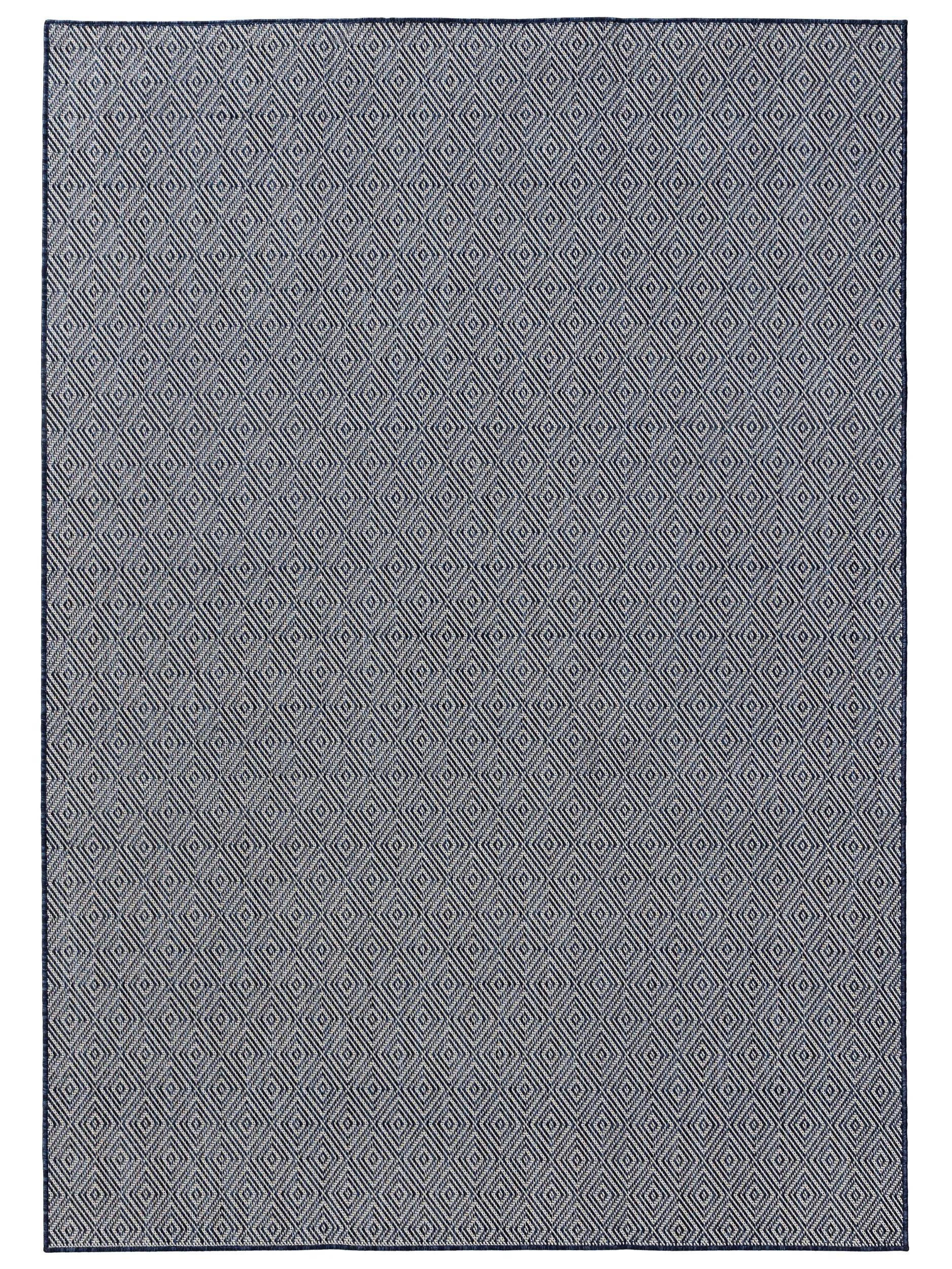 OUTDOORTEPPICH Lou Blau 300x400 cm - Blau, Kunststoff (300/400cm) - benuta